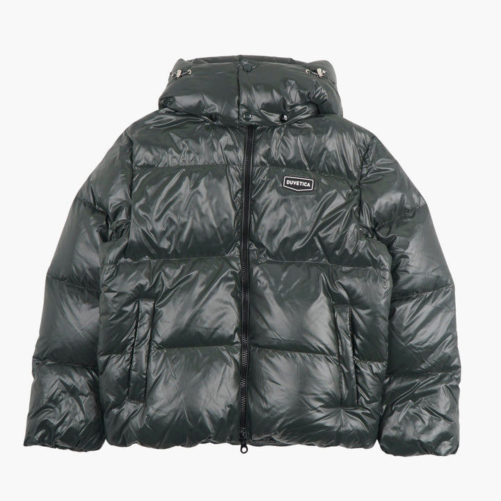 Duvetica Verde Puffer Jacket with Water-Resistant Exterior and Insulated Warmth