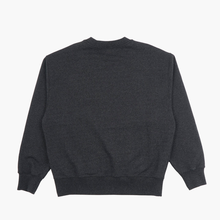 Ami Alexandre Matiussi Dark Grey Logo Patch Sweatshirt