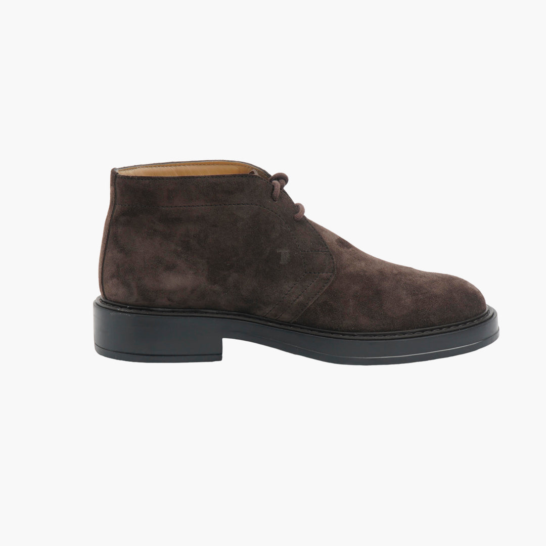 TOD'S Dark Brown Suede Boots - Elegant and Durable Footwear for Any Occasion