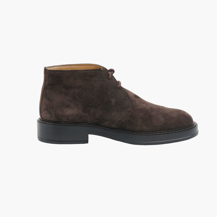 TOD'S Dark Brown Suede Boots - Elegant and Durable Footwear for Any Occasion