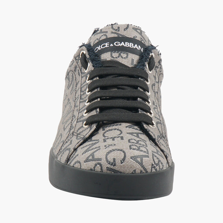 Dolce & Gabbana Men's Portofino coated canvas sneakers