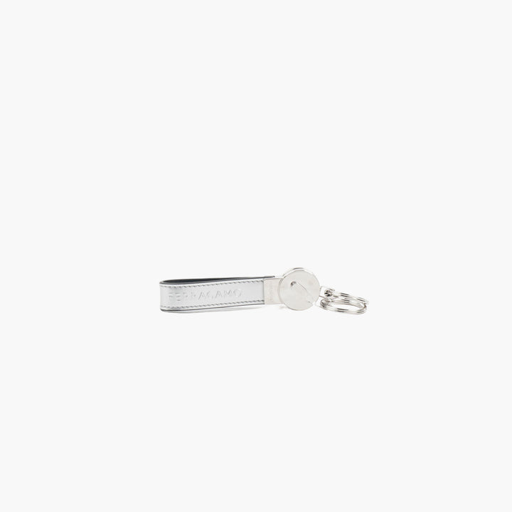 Salvatore Ferragamo Luxury Keychain Made in Italy - Argento