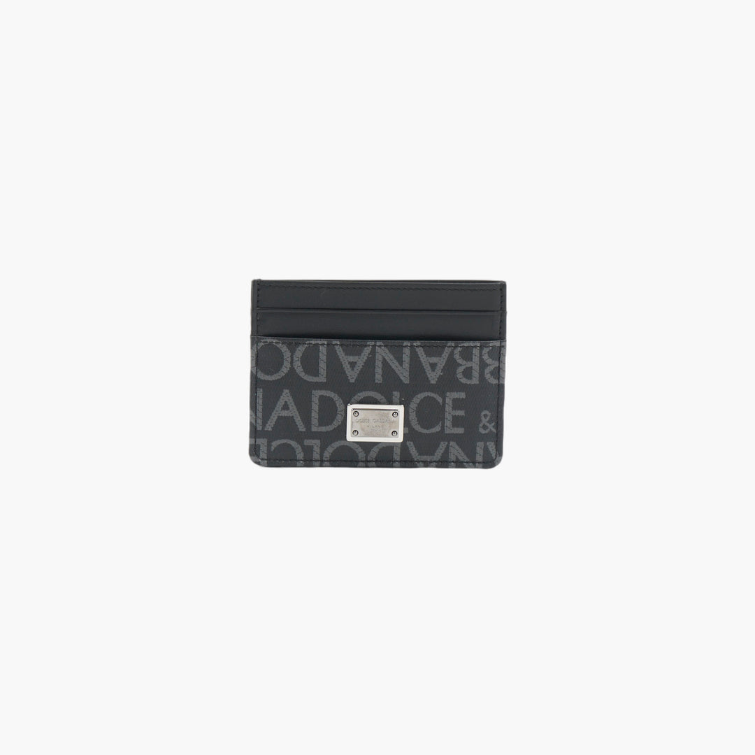 Dolce & Gabbana Elegant Card Holder in Grigio - Made in Italy