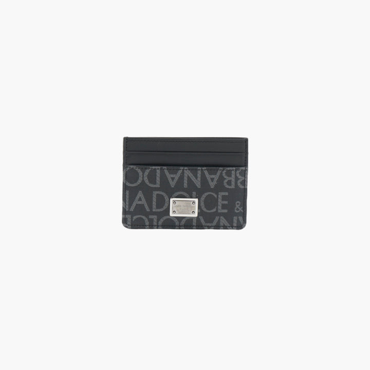 Dolce & Gabbana Elegant Card Holder in Grigio - Made in Italy