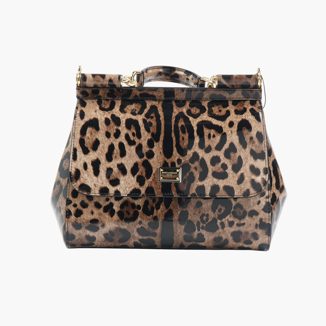 Dolce & Gabbana Leopard Print Bag - Made in Italy