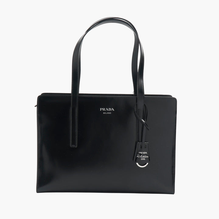 Prada Black Handbag - Elegant and Versatile Design Made in Italy