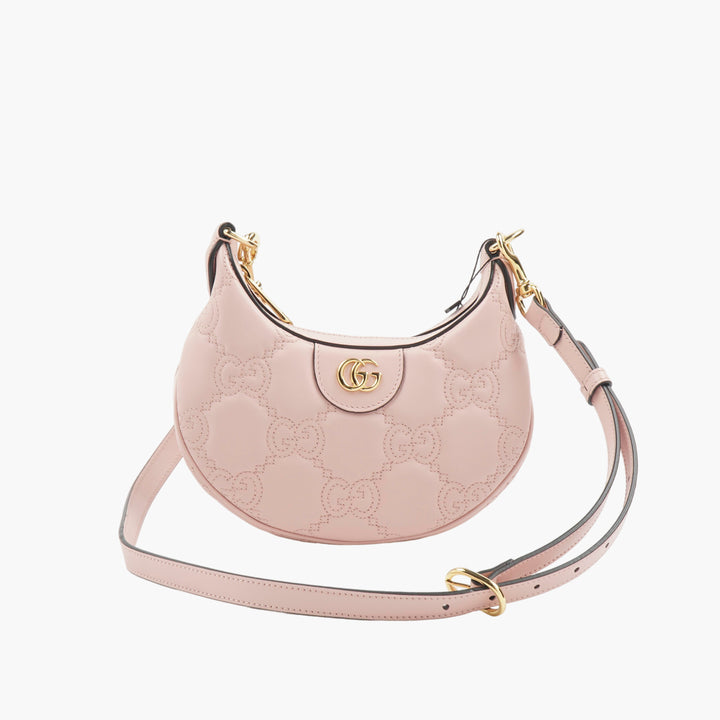 Gucci Pink Handbag with Interlocking GG Logo - Made in Italy