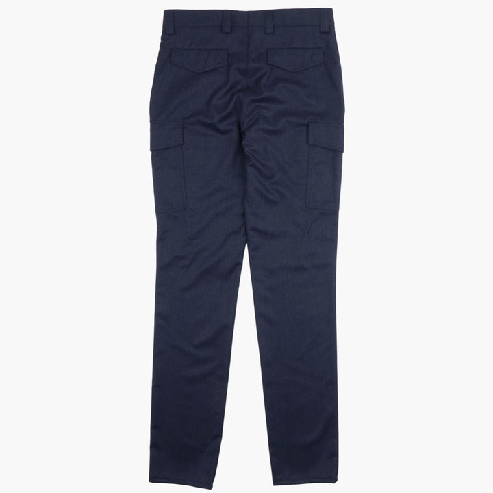 Pantaloni cargo blu navy con gamba dritta e tasche Brunello Cucinelli - Pantaloni di lusso italiani