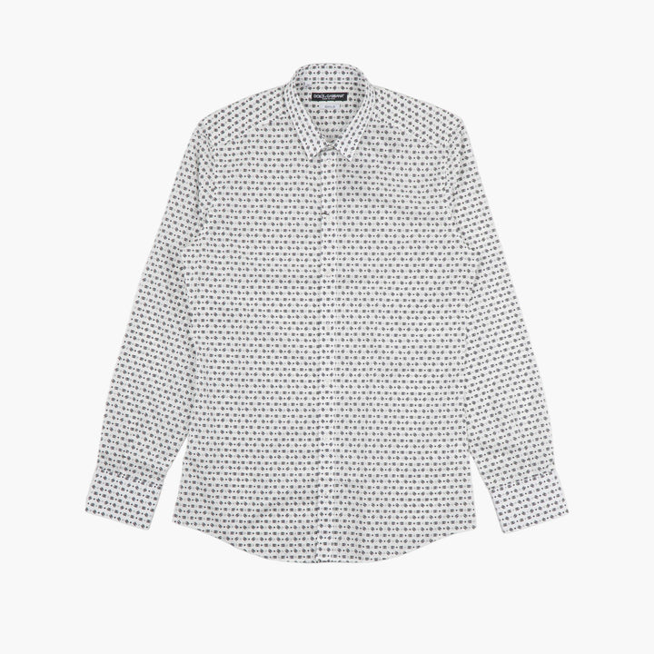 Dolce & Gabbana Men's Shirt - Elegant Italian Design with Intricate Patterns