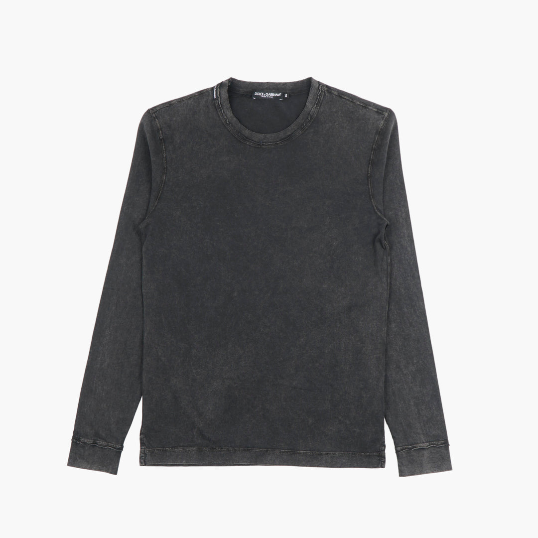 Dolce & Gabbana Long Sleeve Top - Made in Italy, Nero