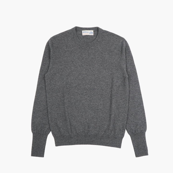 Ballantyne Cashmere Sweater in Grey