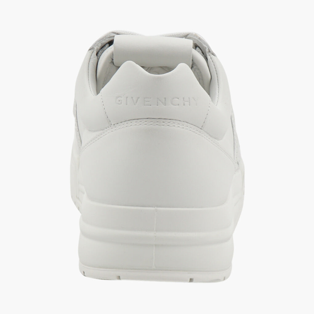 Givenchy White Sneakers with Embossed Logo and Cushioned Sole