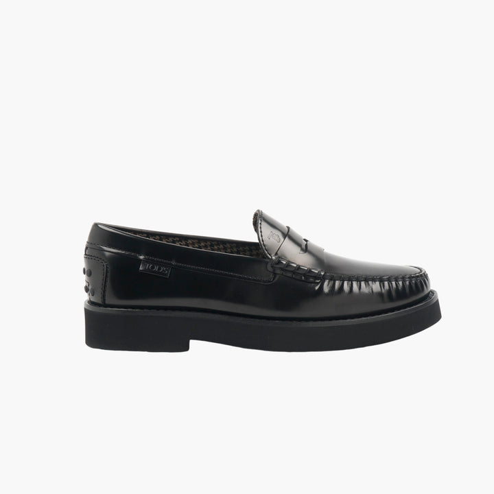 TOD'S Nero Leather Shoes - Timeless Elegance and Comfort