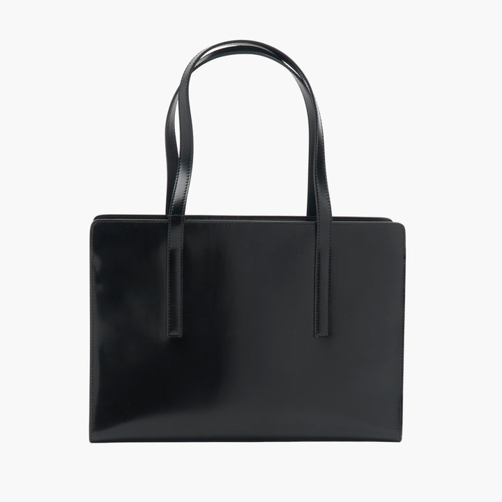 Prada Black Handbag - Elegant and Versatile Design Made in Italy