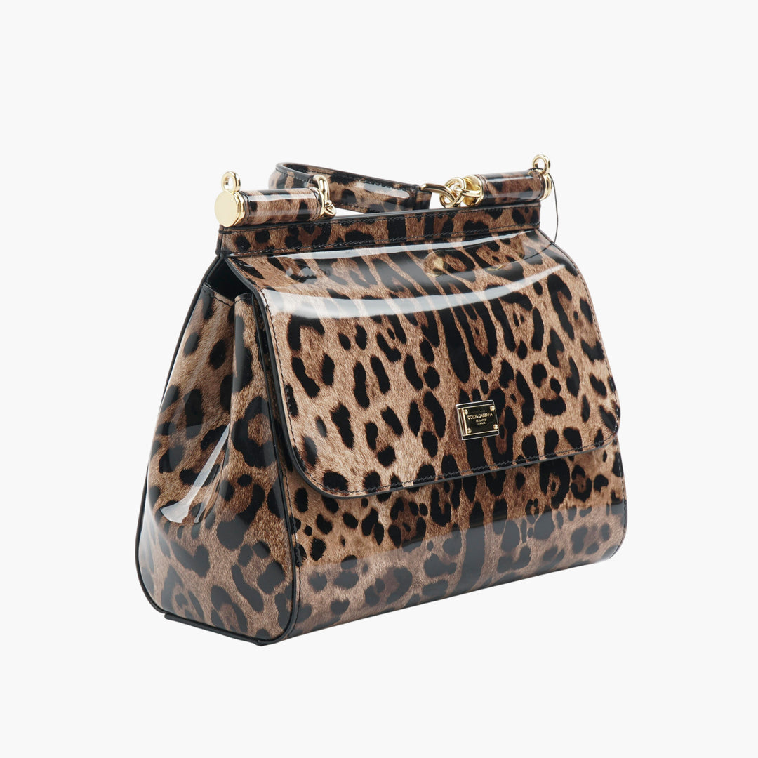 Dolce & Gabbana Leopard Print Bag - Made in Italy