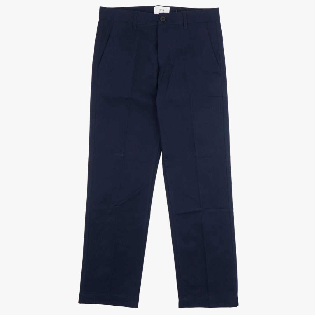 Pantaloni eleganti blu navy di Ami Alexandre Matiussi – vestibilità versatile su misura