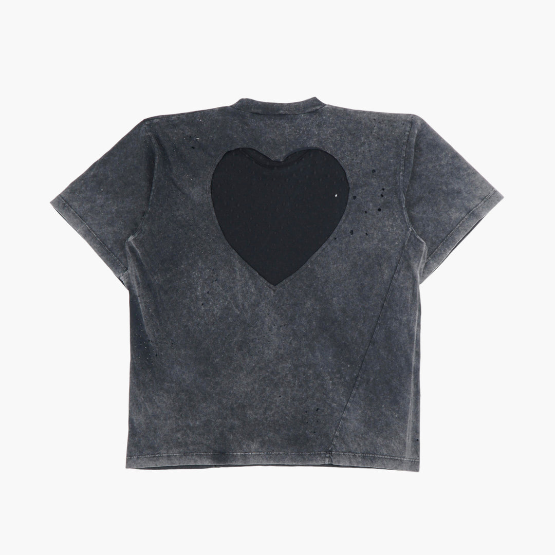 T-shirt effetto lavato di ispirazione vintage DSQUARED2 in grigio