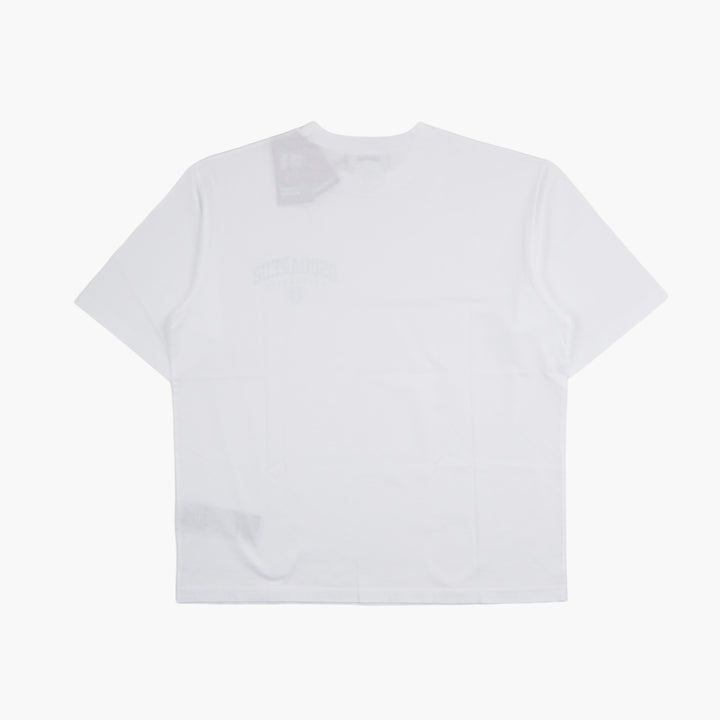 T-shirt DSQUARED2 University Logo in bianco-azzurro