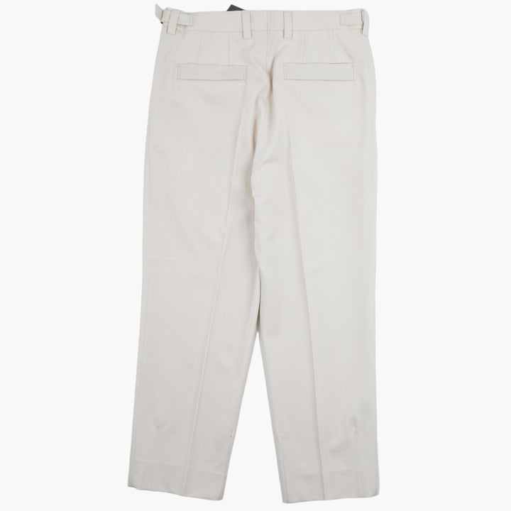 Ermenegildo Zegna Men's Tailored Trousers in White