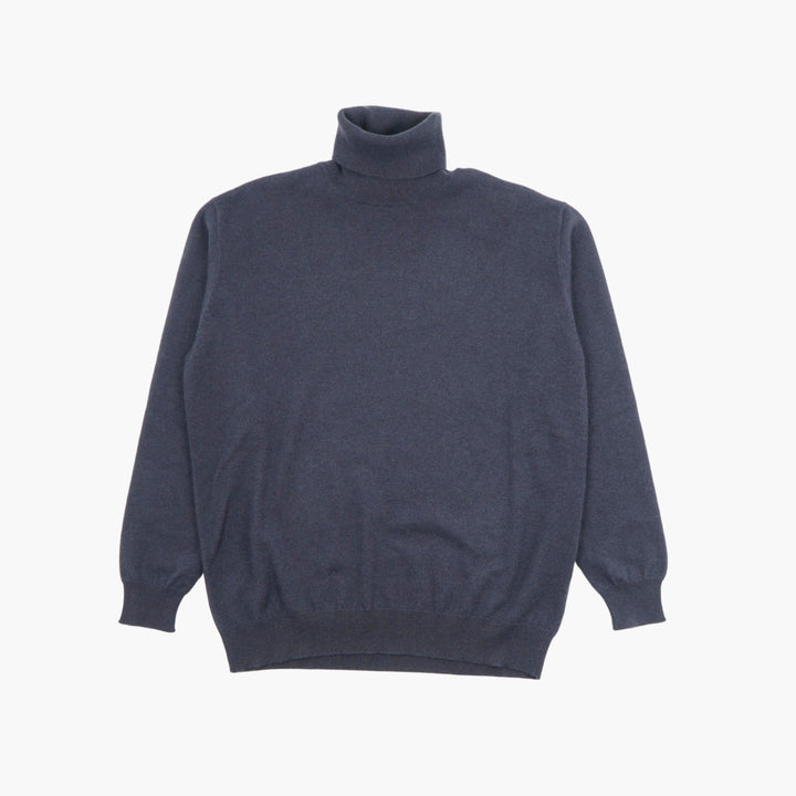 Brunello Cucinelli Turtleneck Sweater in Luxurious Blu