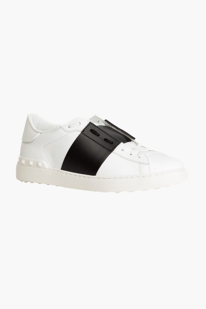 Valentino Made in Italy White Sneakers with Rockstud Detailing