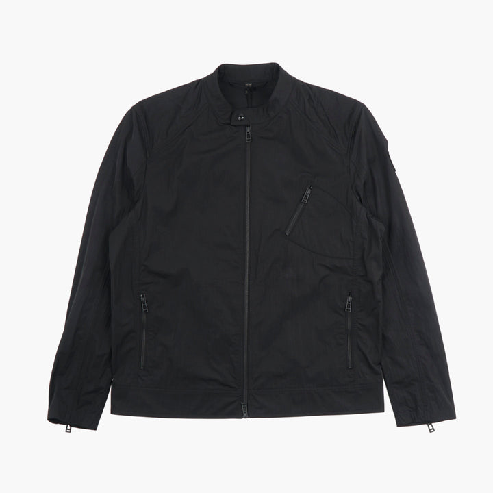 Belstaff Men's VRacer Black Jacket - Stylish Lightweight Design