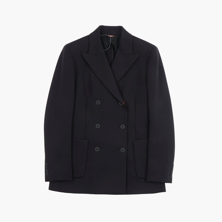 Max Mara Elegante Blazer Doppiopetto Nero