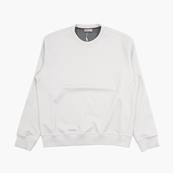 HERNO Premium Crew Neck Sweatshirt in White