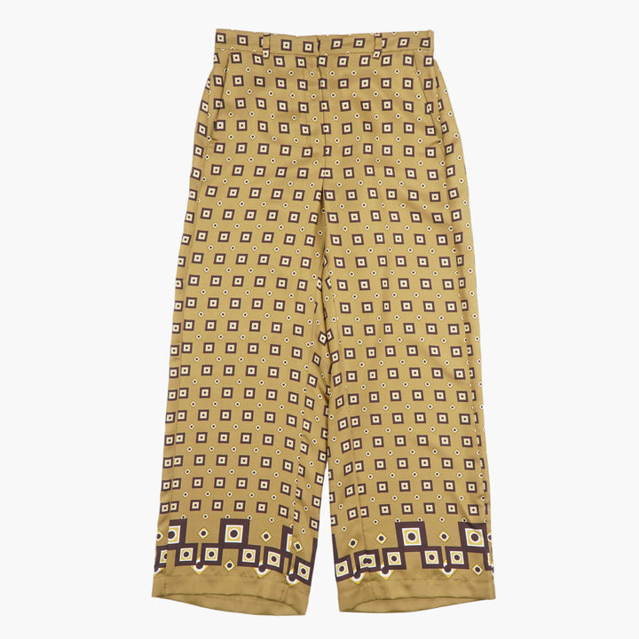 Pantaloni Max Mara Fantasia Geometrica - Multicolore