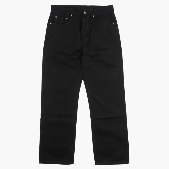 Palm Angels Black Classic Fit Jeans for Men - Nero