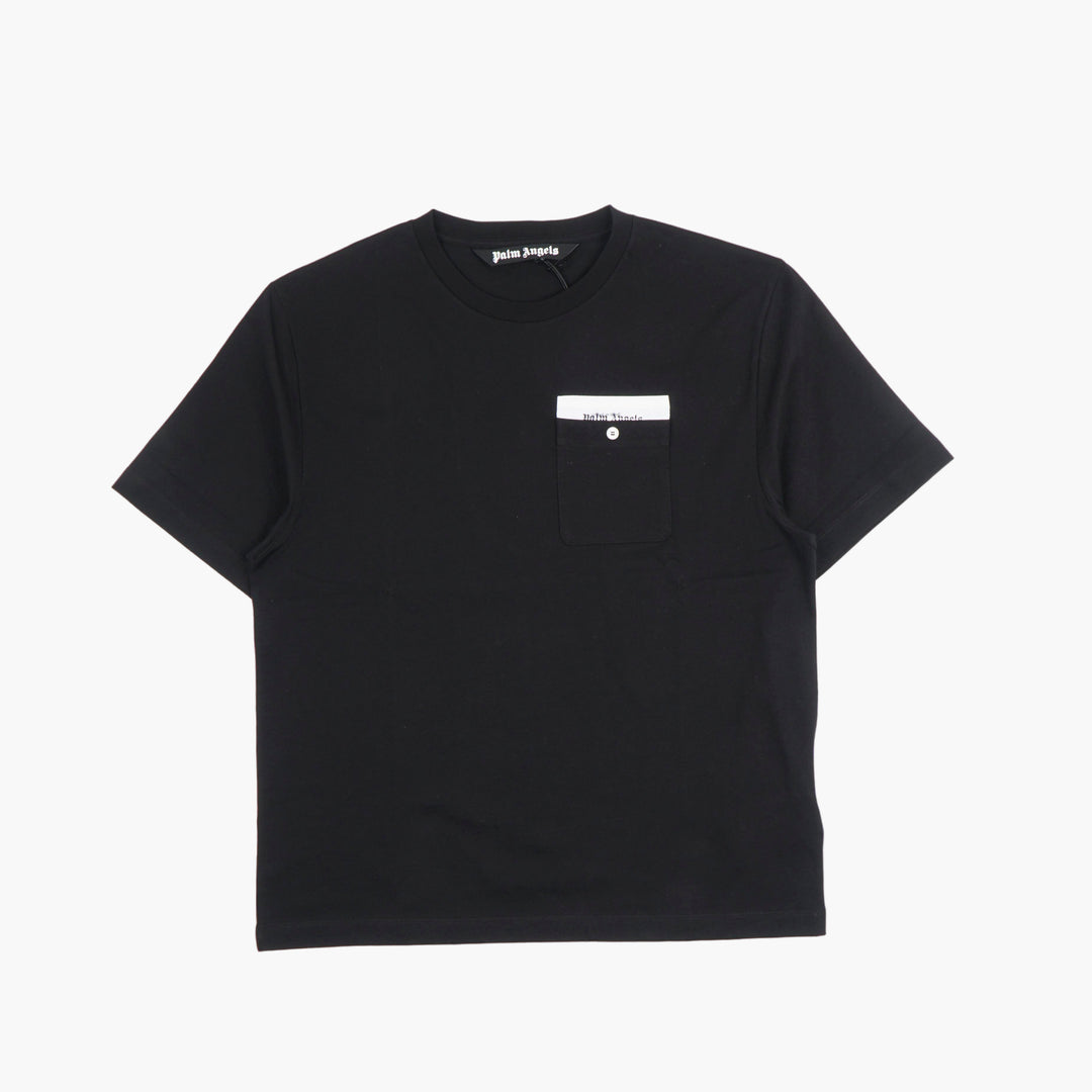 Palm Angels Classic Cotton T-Shirt with Logo - Nero