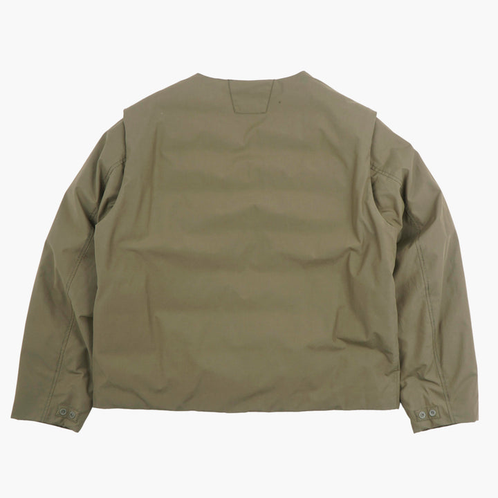 MONCLER Green Military-Inspired Jacket with Utility Pockets