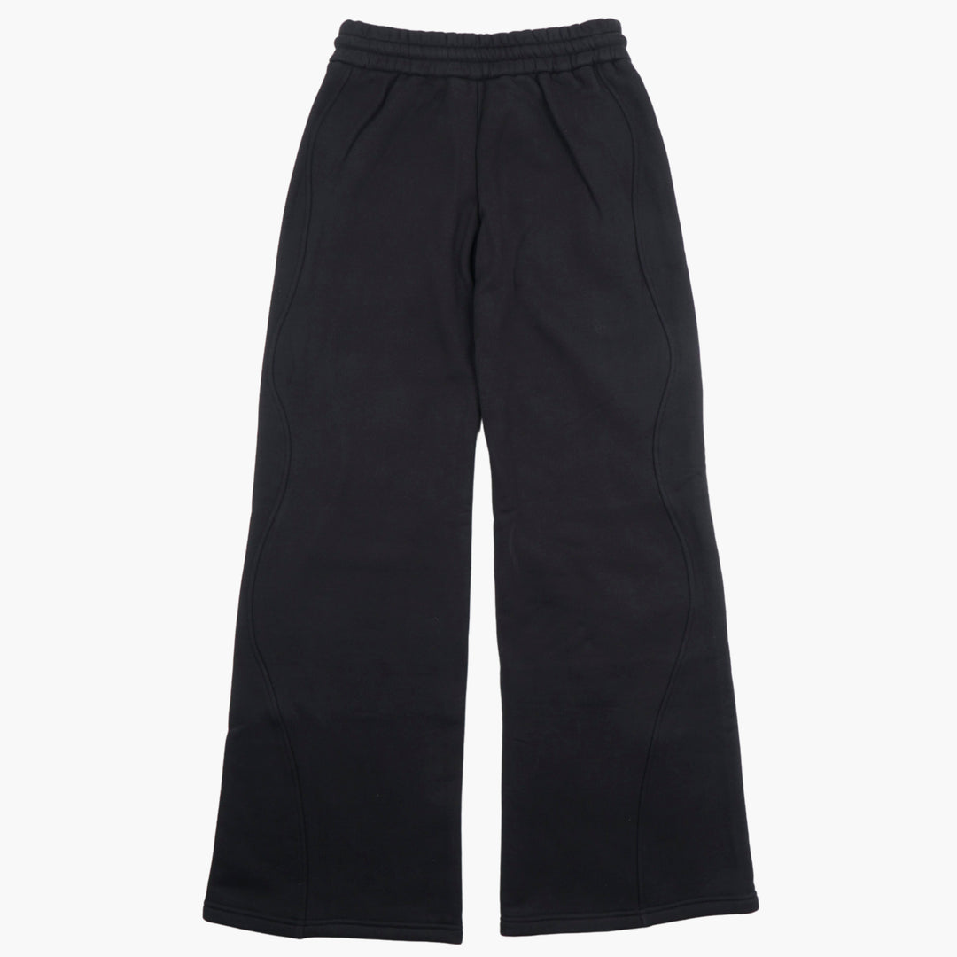 OFF-WHITE Black Sweatpants with Elastic Waistband and Drawstring - Nero