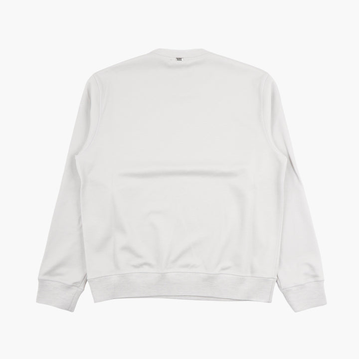 HERNO Premium Crew Neck Sweatshirt in White