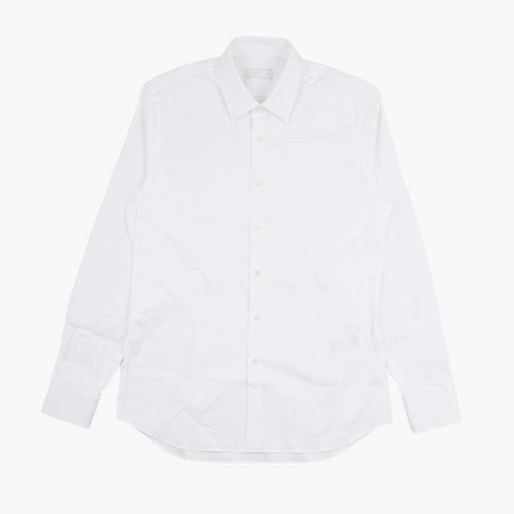 PRADA Men's Classic White Dress Shirt Made in Italy