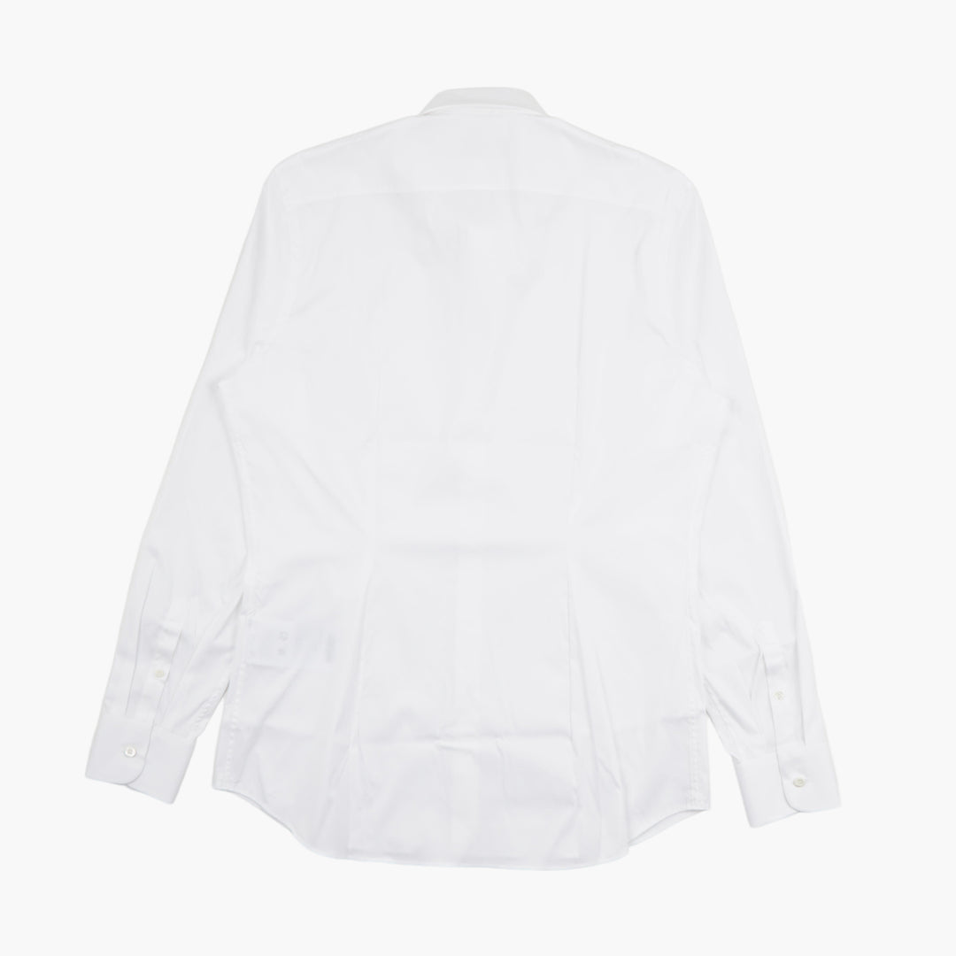 PRADA Men's Classic White Dress Shirt Made in Italy