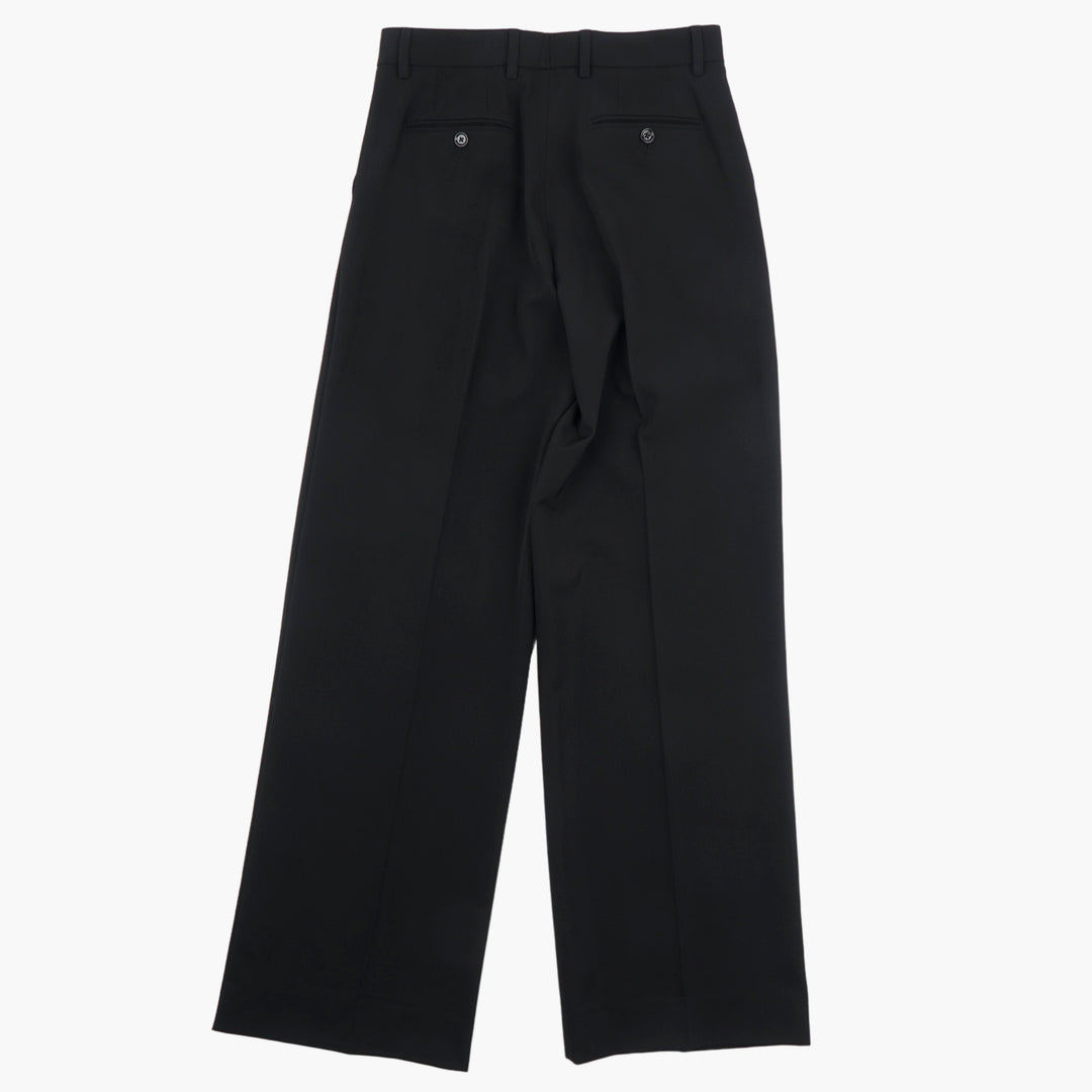 Dolce & Gabbana Women's Wide-Leg Black Trousers