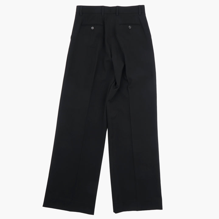 Dolce & Gabbana Women's Wide-Leg Black Trousers - Made in Italy