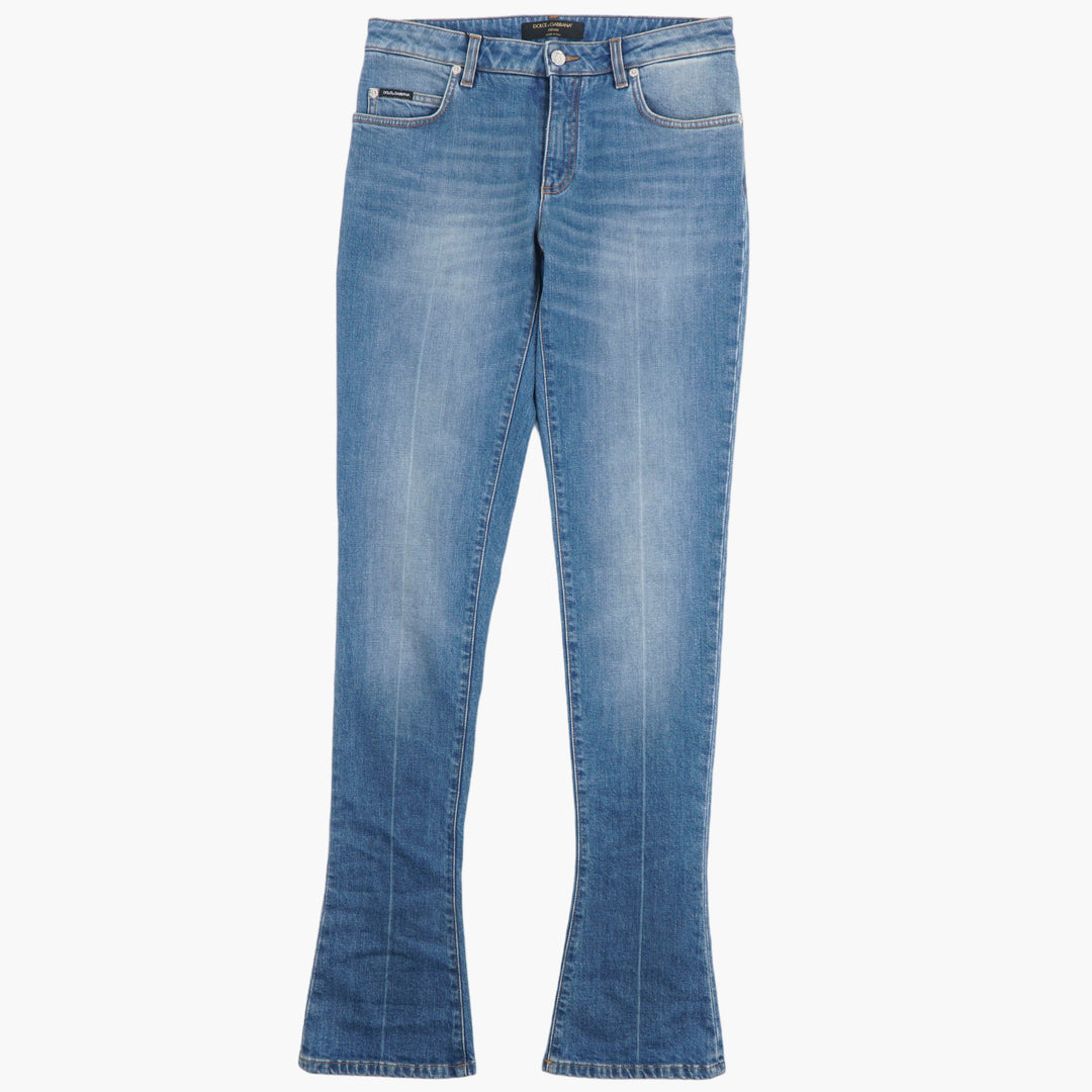 Dolce & Gabbana Made in Italy Classic Blue Wash Jeans - Premium Denim, Flattering Fit