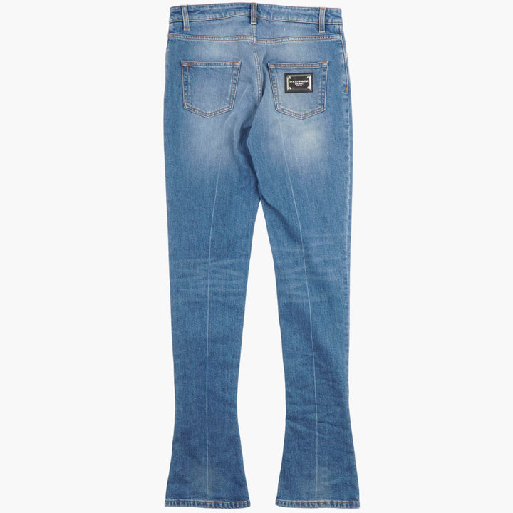 Dolce &amp; Gabbana Made in Italy Classic Blue Wash Jeans - Premium Denim, vestibilità perfetta