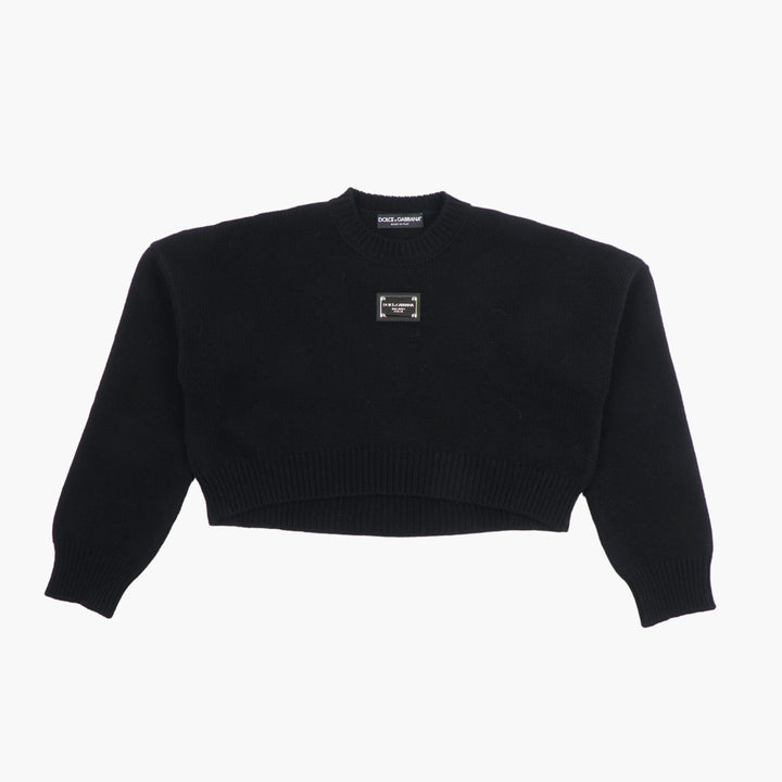 Dolce & Gabbana Nero Sweater - Italian Craftsmanship and Timeless Elegance