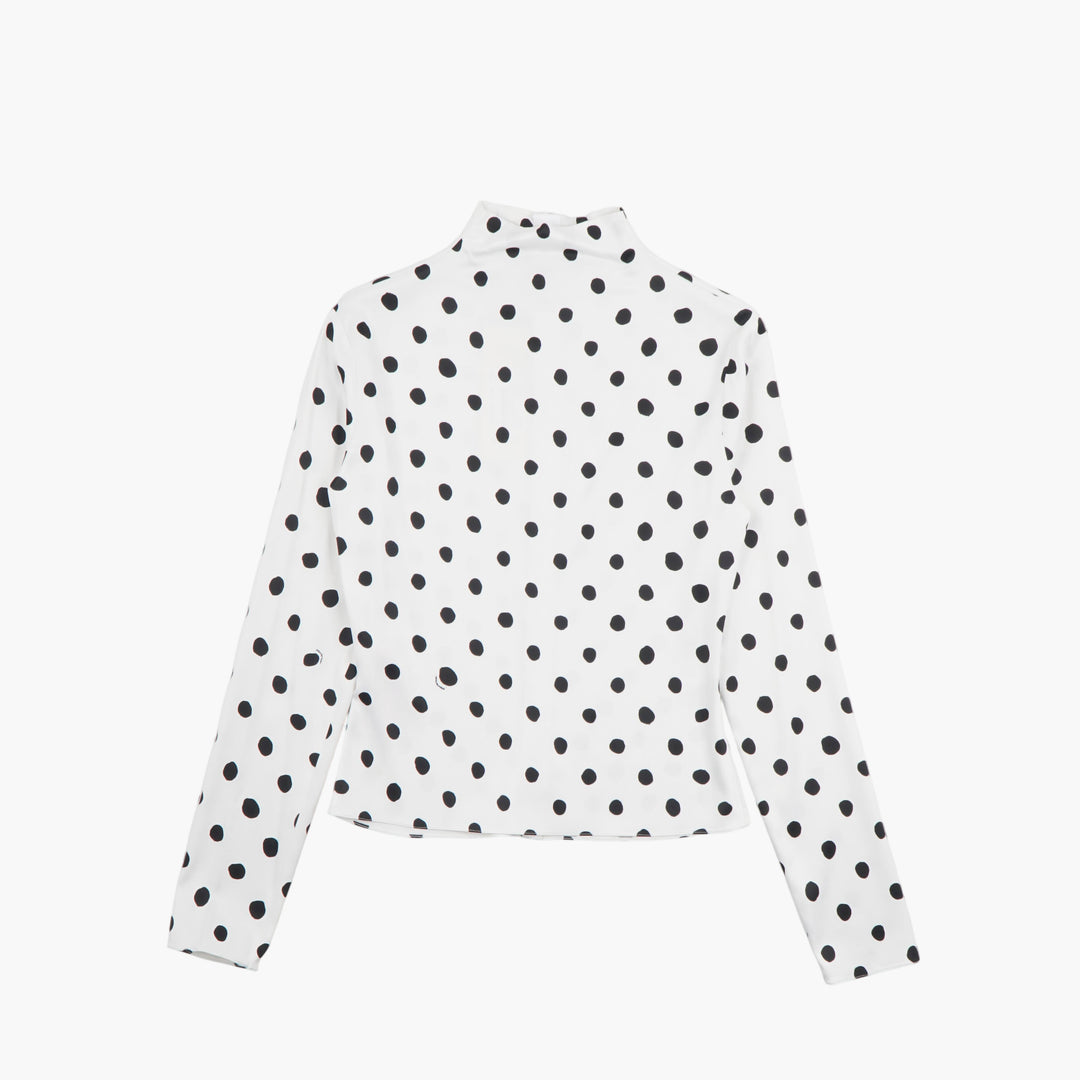 Top a pois Marni in bianco e nero - Elegante e versatile capo essenziale della moda