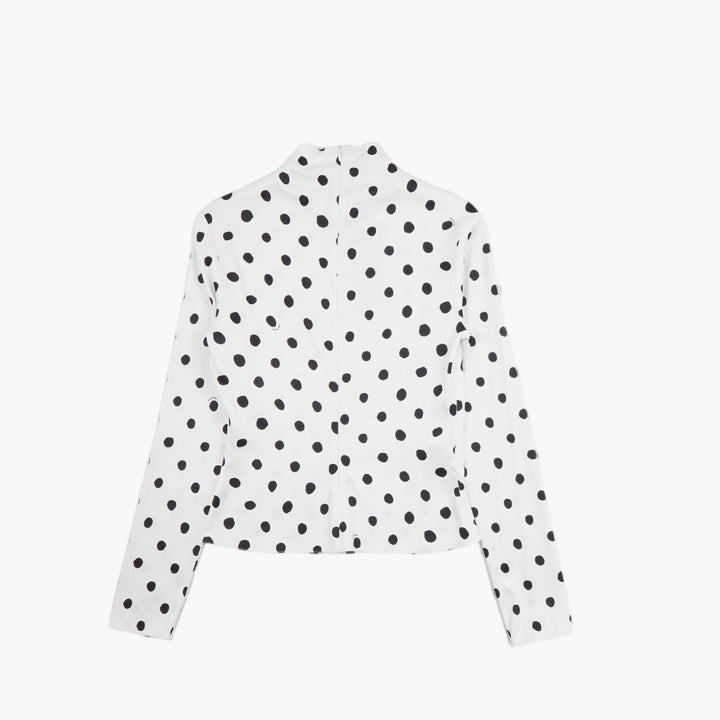 Marni Polka Dot Top in Black and White - Elegant and Versatile Fashion Staple