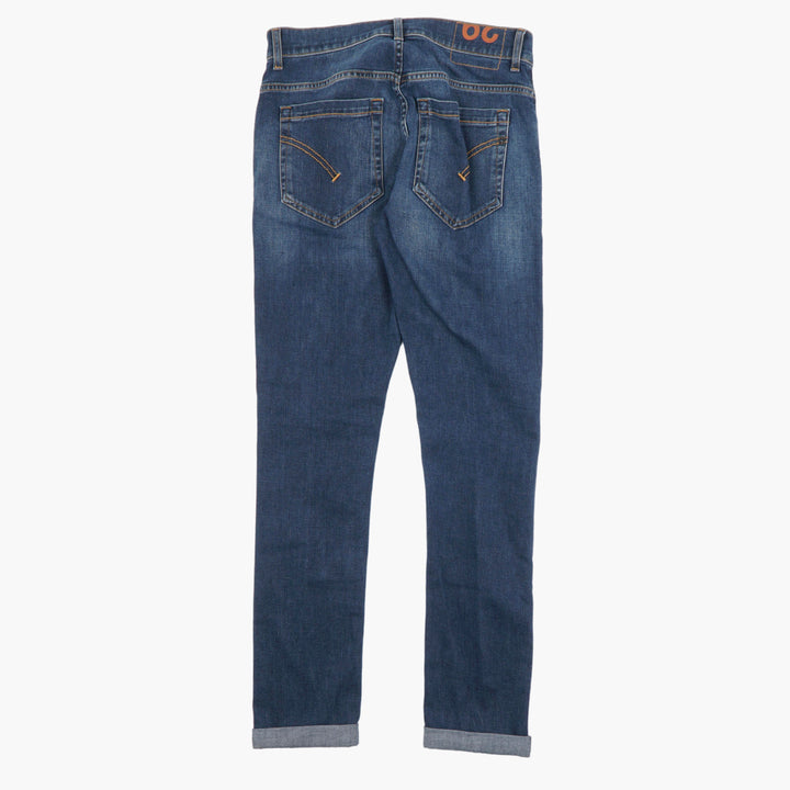 Dondup Premium Denim Jeans with Modern Fit in Timeless Blue Wash