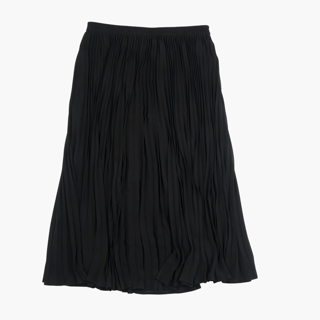 Michael Kors Elegant Pleated Skirt in Nero - Timeless Wardrobe Addition