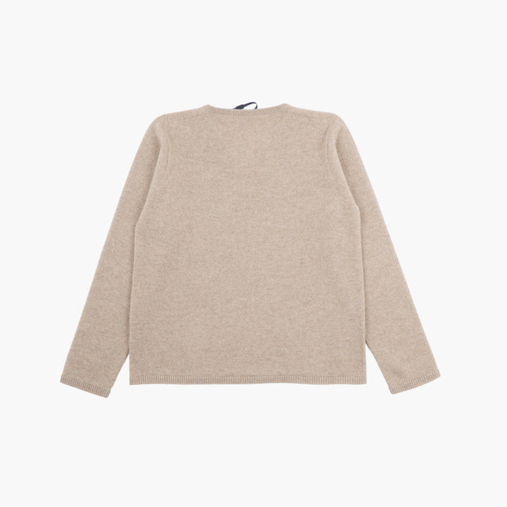 Max Mara V-Neck Beige Sweater - Elegant & Versatile Knitwear