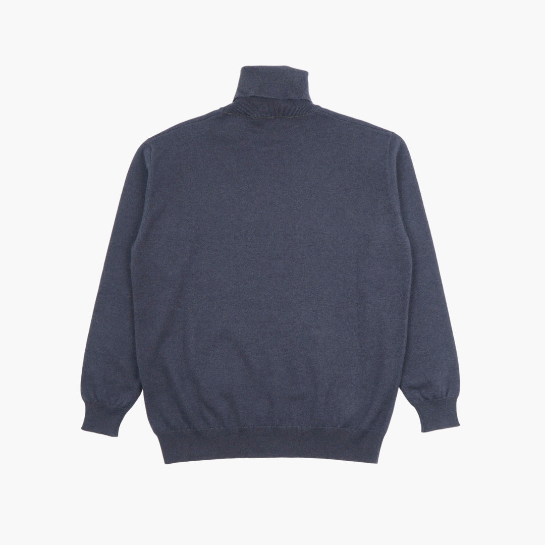 Brunello Cucinelli Turtleneck Sweater in Luxurious Blu