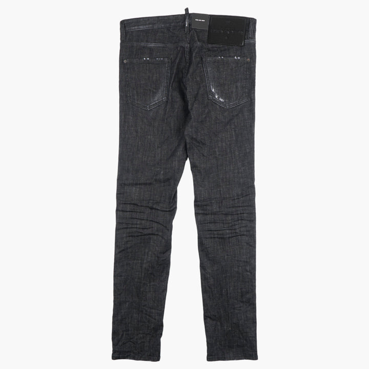 Jeans da uomo DSQUARED2 Premium Dark Wash Denim - Nero