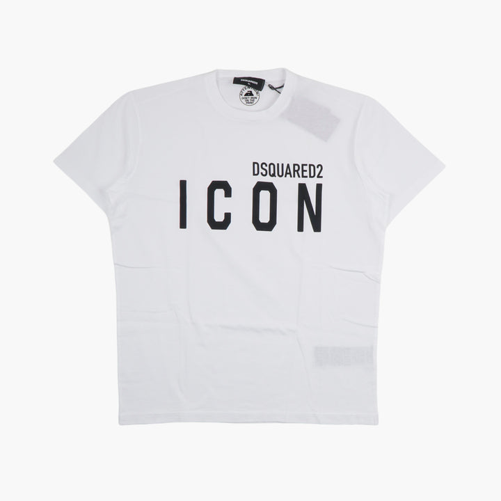 T-shirt DSQUARED2 Icon in bianco - Stile moderno e disinvolto