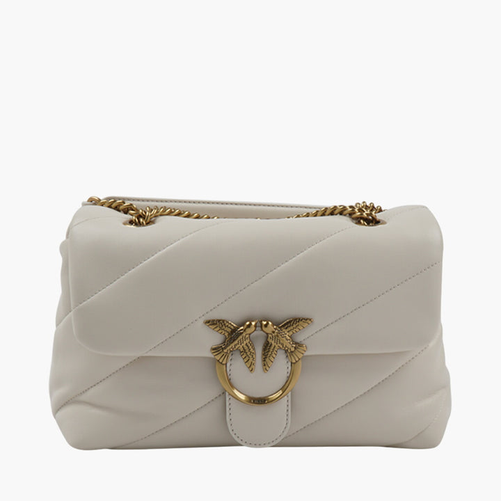 PINKO Elegant Quilted Handbag with Gold-Tone Hardware